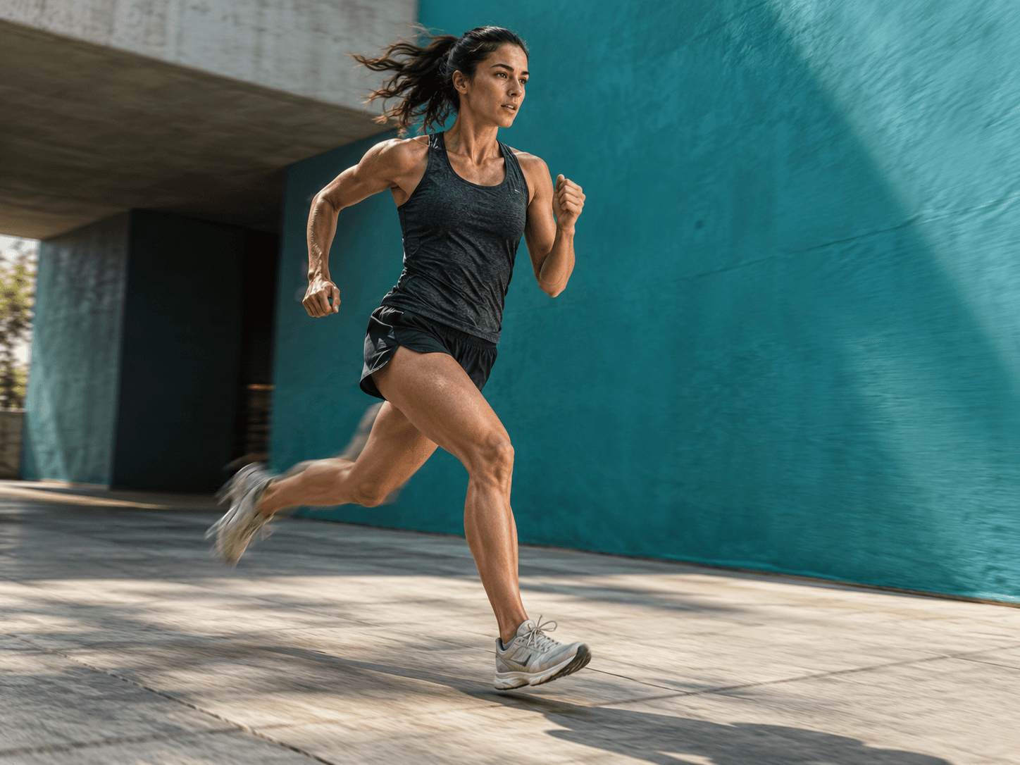Concept study of a runner in motion